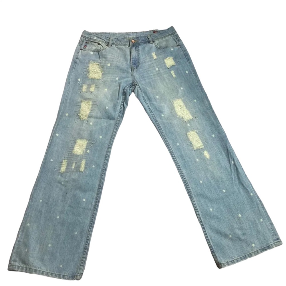Seven 7 Women Straight Leg Premium Denim Jeans Size 16